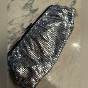 Silver sequin clutch, perfect for a night out on the town